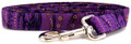 PURPLE STRIPE BATIK DOG LEASH