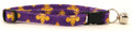PURPLE FLEUR DE LIS CAT COLLAR