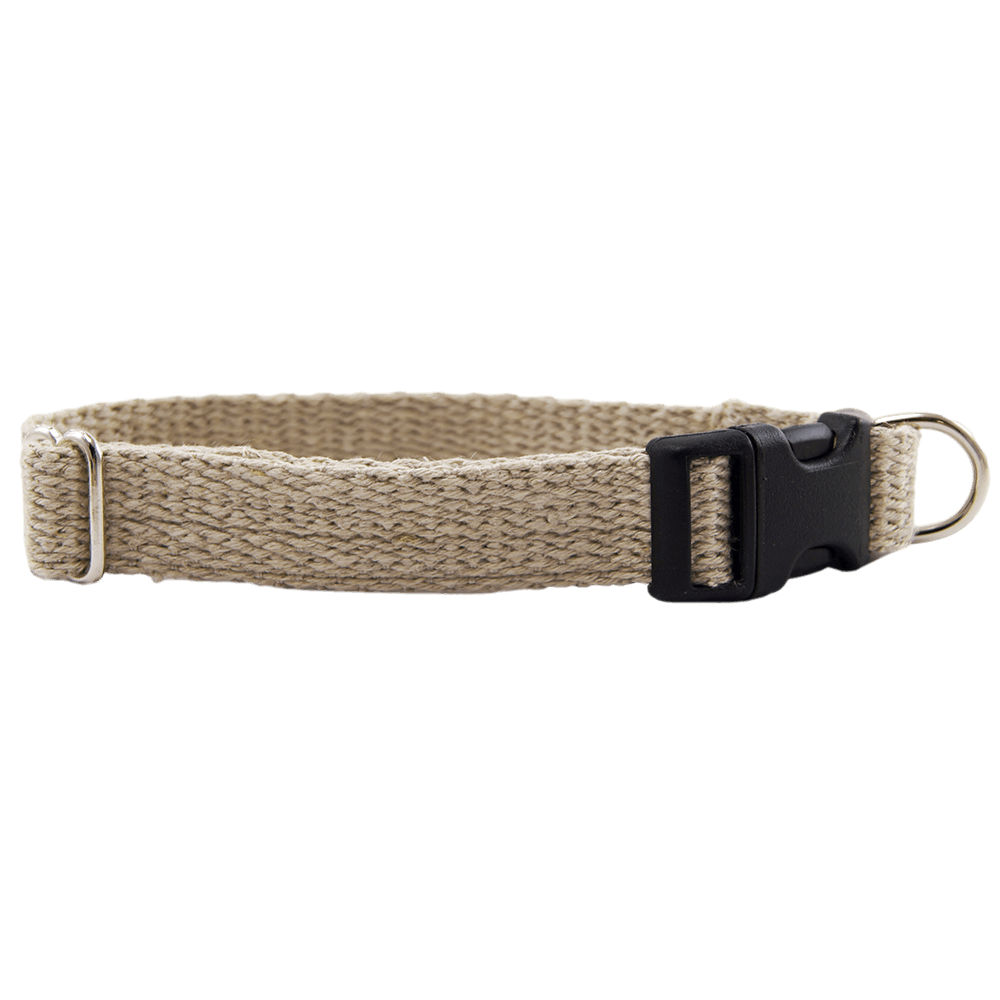 Hemp dog collar, large