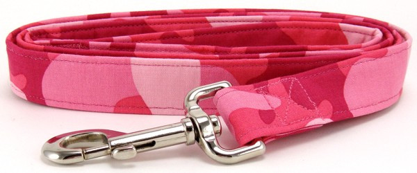 PINK CAMO DOG LEASH