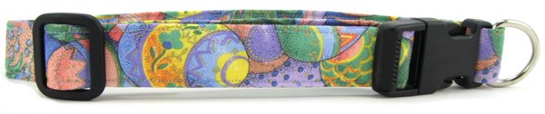 PAINTED EGGS DOG COLLAR
