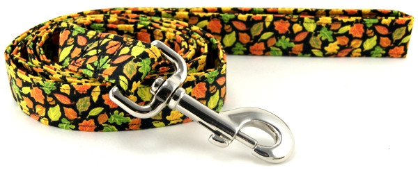 Fall Leaves Dog Leash