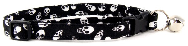 TINY SKULLS CAT COLLAR