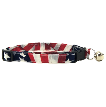American flag cat collar