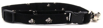 BLACK PAWS CAT COLLAR