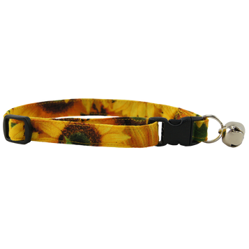 Sunny Sunflowers Cat Collar