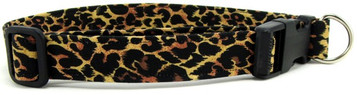 LEOPARD SPOTS DOG COLLAR