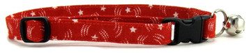 RED STARS CAT COLLAR