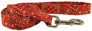 RED BANDANA DOG LEASH
