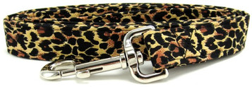 LEOPARD SPOTS DOG LEASH