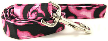 PINK FLAME DOG LEASH