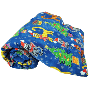 Kitty Christmas Pet Blanket
