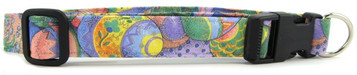 PAINTED EGGS DOG COLLAR