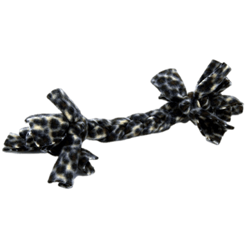 Small Braided Fleece Bone Dog Toy – 13"