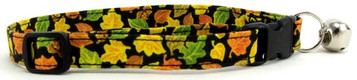 FALL LEAVES CAT COLLAR