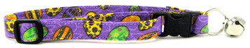 Tossed Easter Eggs Cat Collar