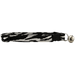 Black and white zebra stripes cat collar