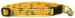 METALLIC BUMBLE BEES CAT COLLAR