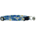 Blue daisy cat collar