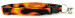 ORANGE FLAMES CAT COLLAR