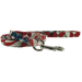 American Flag Stars and Stripes dog leash x-small width