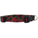 Tiny Poinsettias Dog Collar, Small