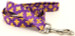 Purple Fleur de Lis Dog Leash