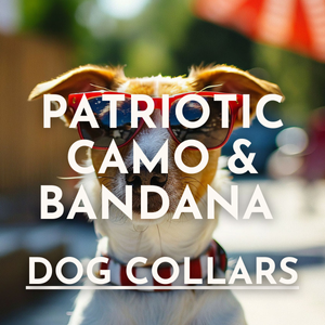 Patriotic Camo & Bandana Dog Collars