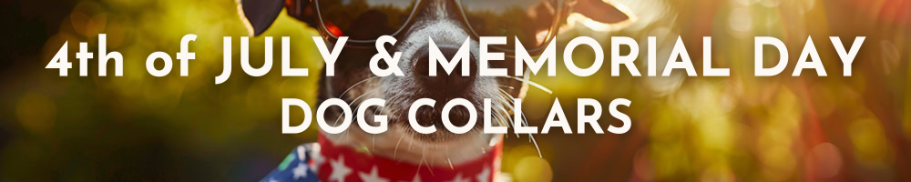 4th of July and Memorial Day Dog Collars