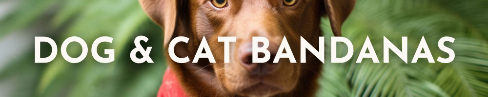 Pet Bandanas for Dogs and Cats