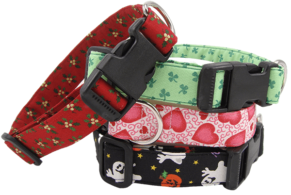 Holiday dog collars