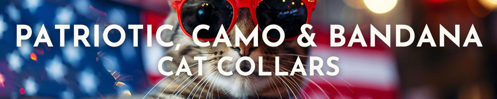 Patriotic, Camo & Bandana Cat Collars