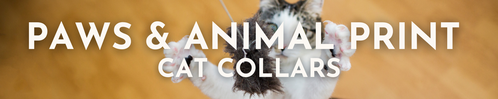 Paws Animal Print Cat Collars
