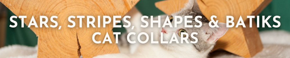 Stars, Stripes, Shapes &  Batiks Cat Collars