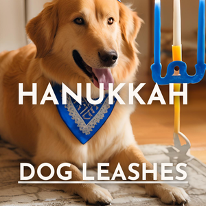 Hanukkah Dog Leashes