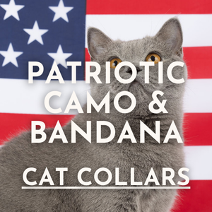 Patriotic, Camo & Bandana Cat Collars