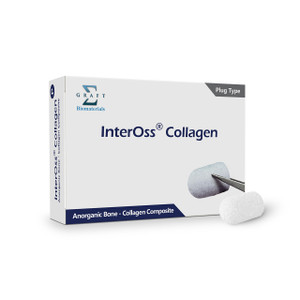 InterOss® Collagen Plug - 8x10 mm, 250 mg InterOss® Collagen Plug - 8x10 mm, 250 mg