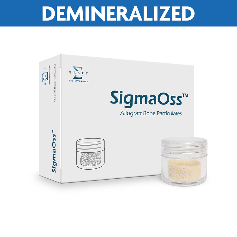SigmaOss™, Demineralized Corticocancellous - 0.25-1.0 mm, 0.5 cc
