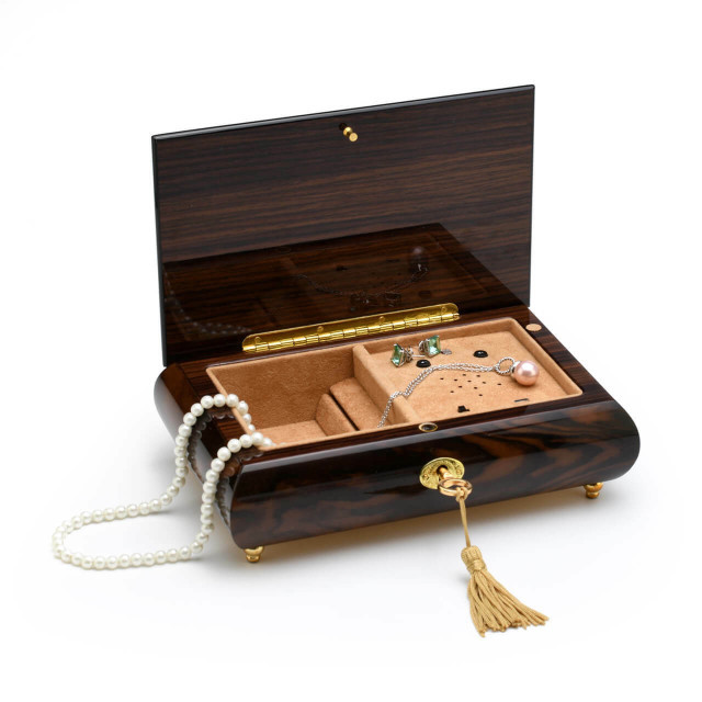 Italian Sorrento Inlaid Music Box | Custom Sound Module | Music
