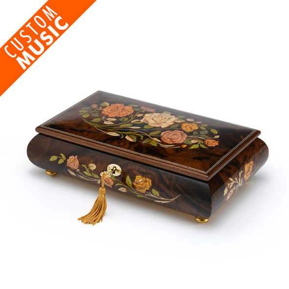 Handcrafted Solid Wood Jewelry Box with Custom USB Sound Module