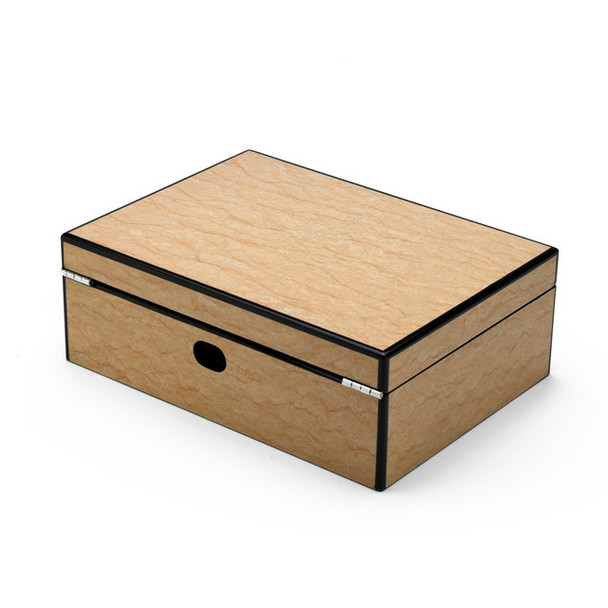His Unique 18 Note Movement Sandstone Elements Musical Valet Box with Charging Capability