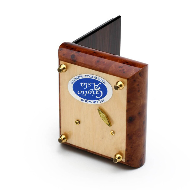 Sorrento Serenade Of a Handcrafted Swans Duo Musical Jewelry Box