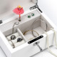 Enchanted Ivory Ballerina Music Box with Lock and Key