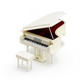 Miniature Matte White Custom USB Sound Module Grand Piano with Bench