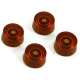 24 Spline Speed Knobs for LP® & SG® (4 Pack Amber)