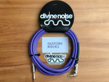 Divine Noise instrument cable 15ft (4.5m) Purple - Straight/Right Angle plugs