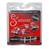 Grover Quick Release Strap Locks - Nickel