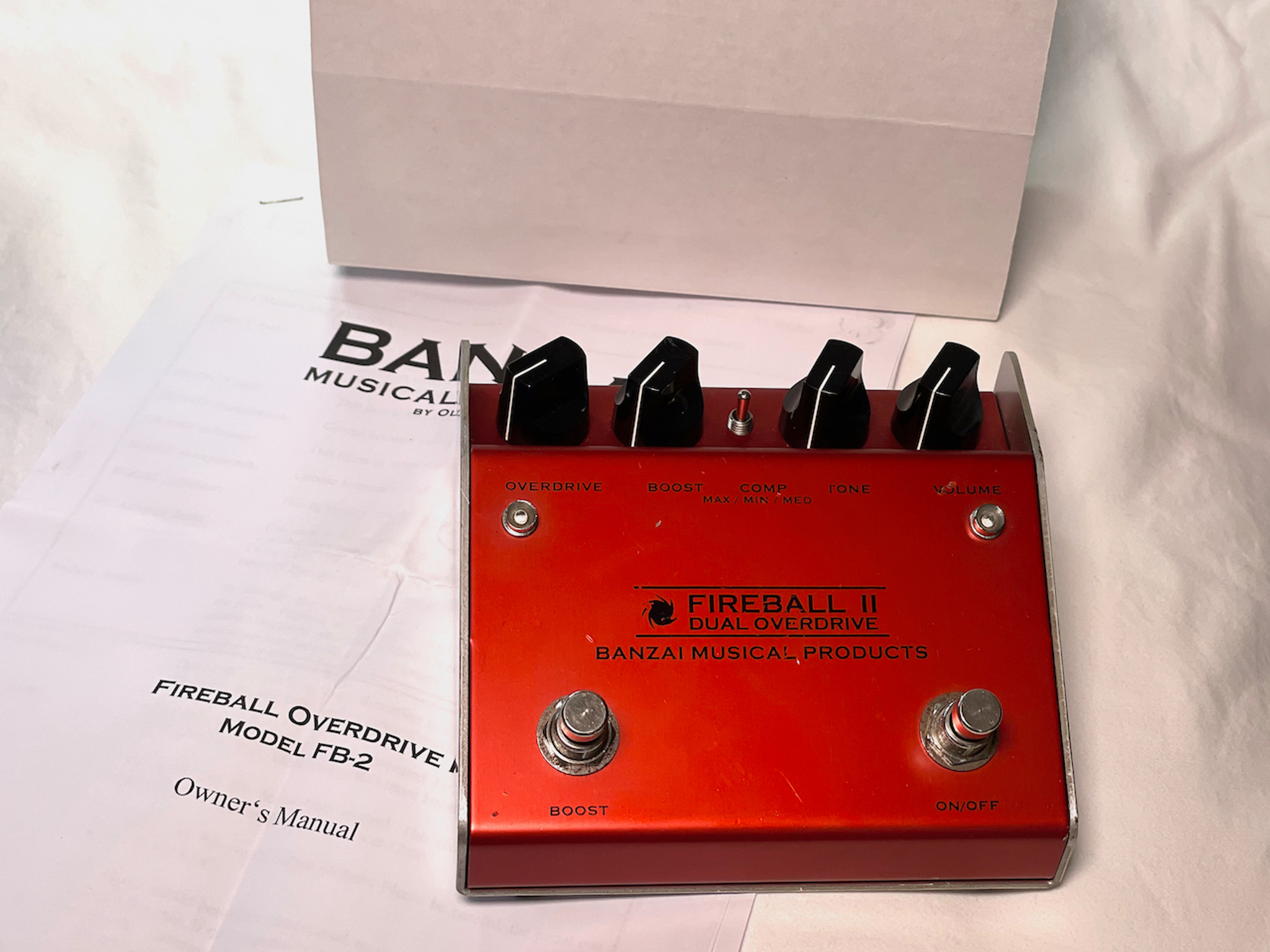 banzai musical fireball オーバードライブ エフェクター-