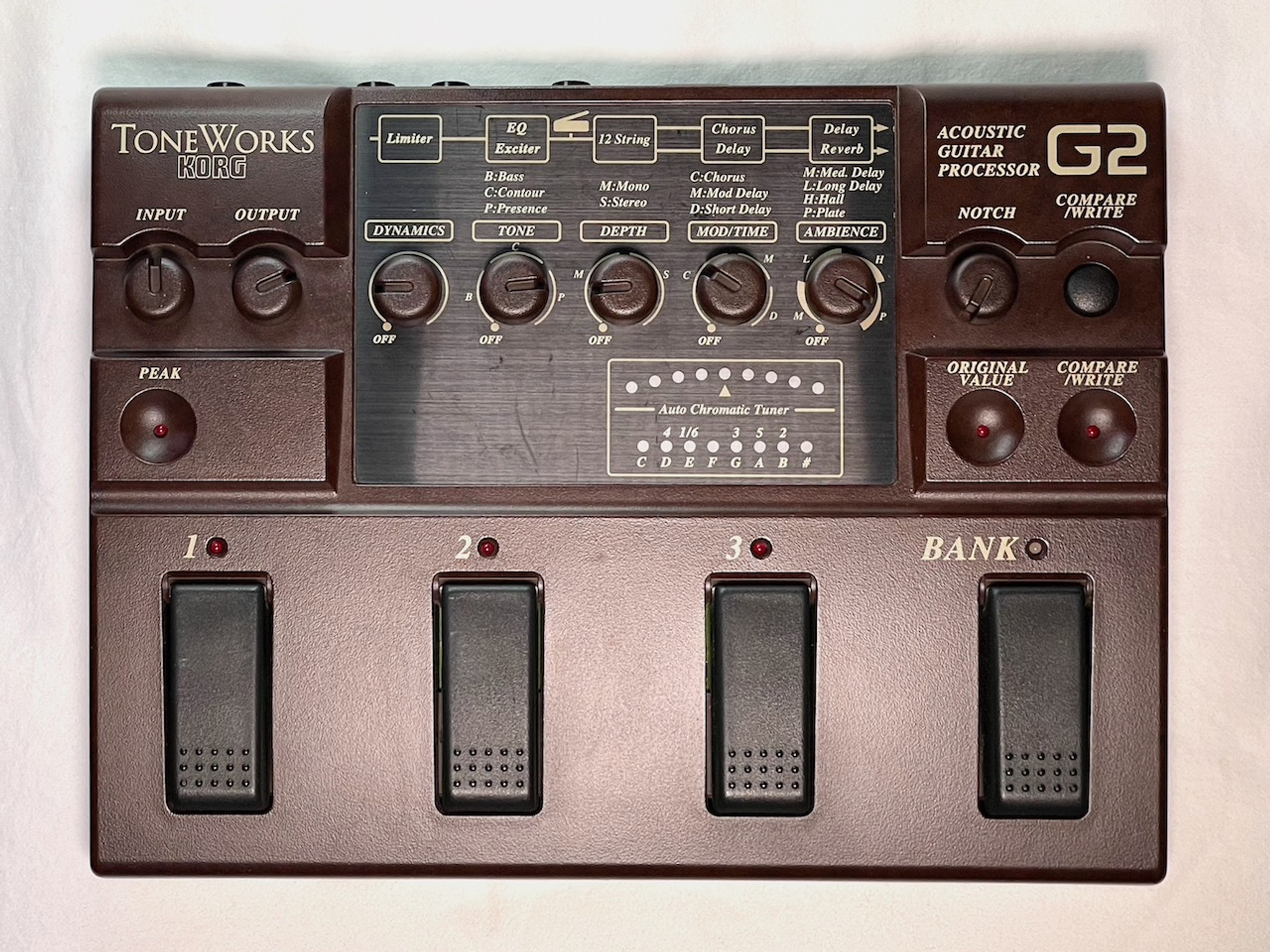 Korg G2 Acoustic Guitar Processor w/power supply