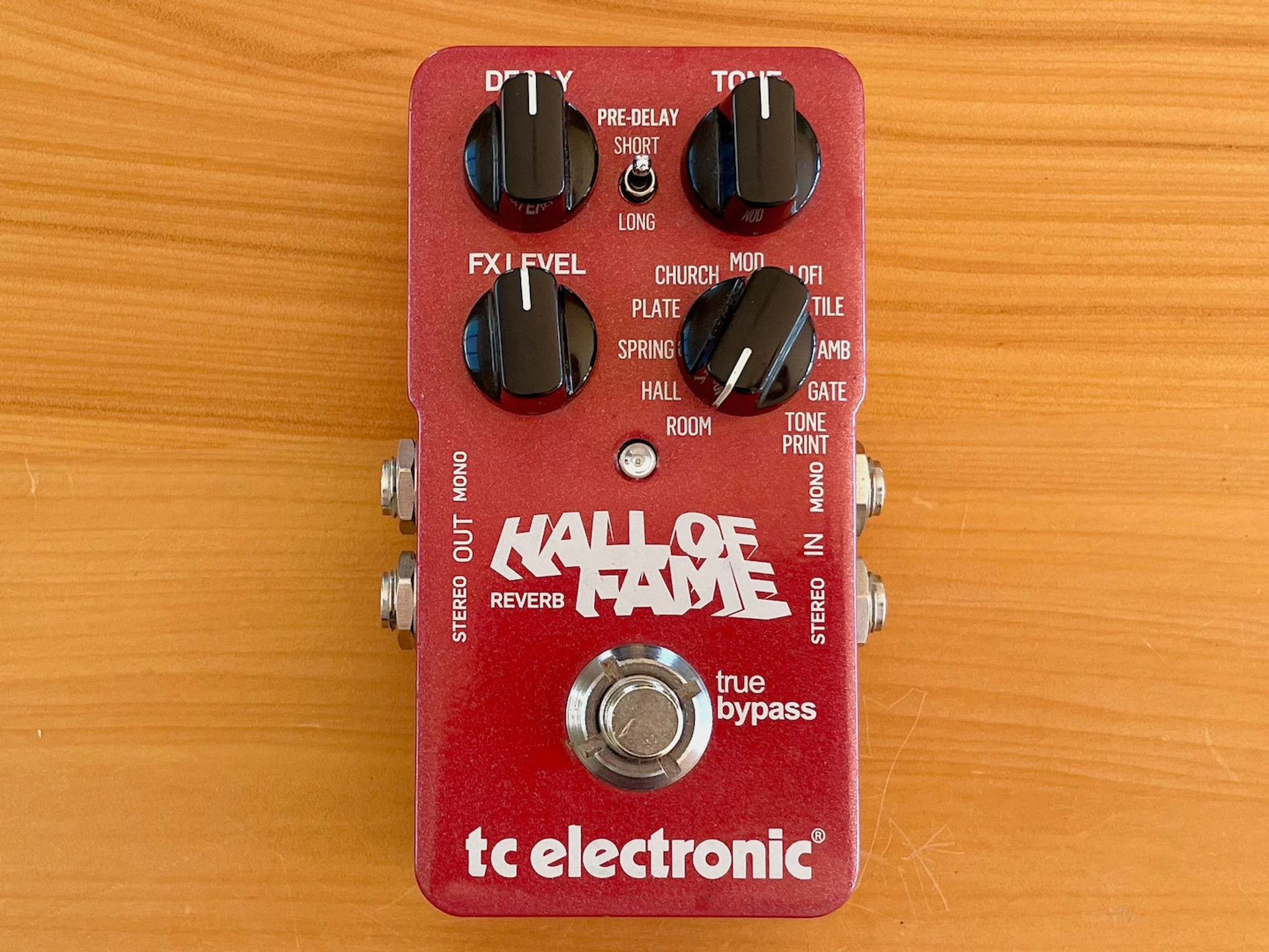 トゥルーバイパス設計TC ELECTRONIC Hall of Fame Reverb - エフェクター